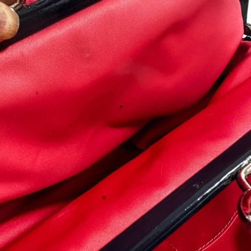 Vintage Coach Laura Leather Spectator Carryall Hand Bag Tote Off White Bone - Picture 9 of 16